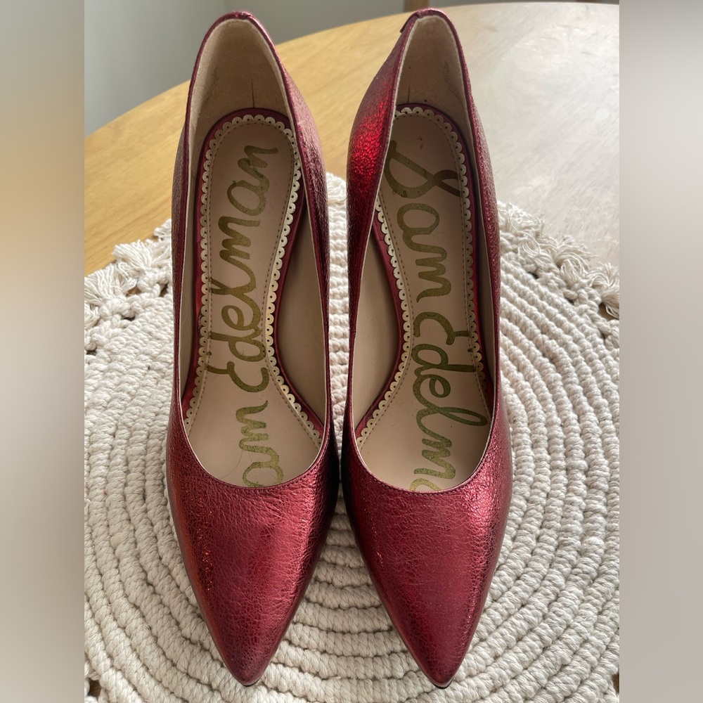 Sam Edelman Red high heals 6
